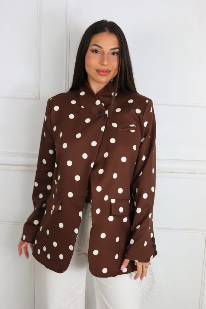 Blazer Estampada Mao