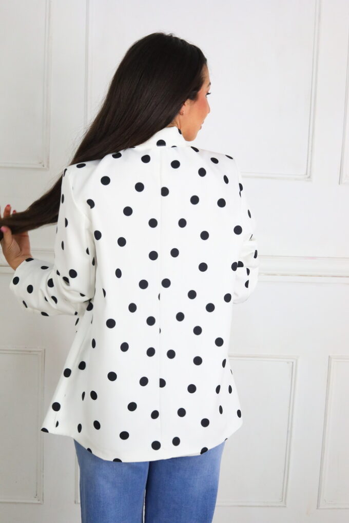 Blazer Estampada Mao