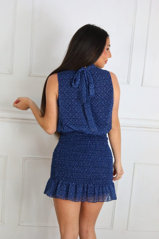 Vestido Fruncido Gasa