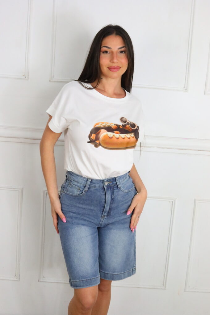 Camiseta Estampada Brillos