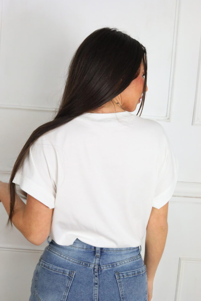 Camiseta Estampada Brillos