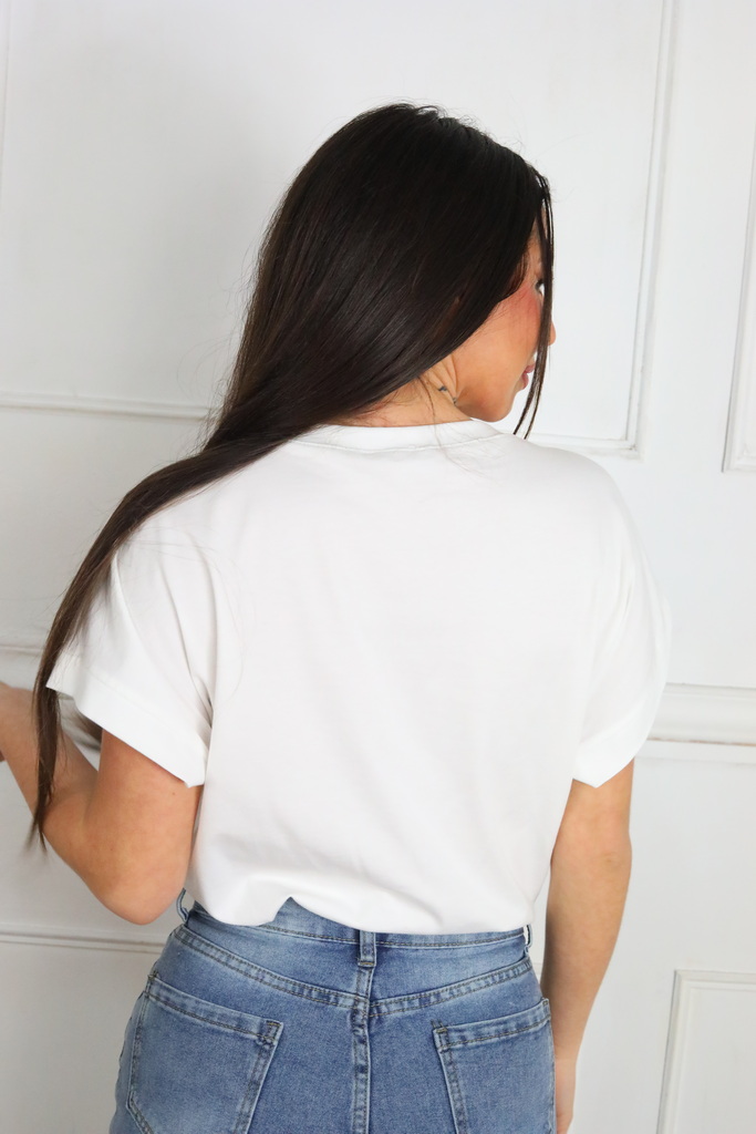 Camiseta Estampada Brillos - Imagen 3