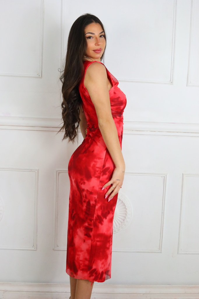 Vestido Tull Estampado - Imagen 8