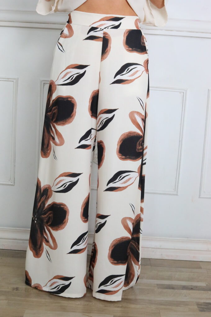 Pantalon Palazzo Estampado