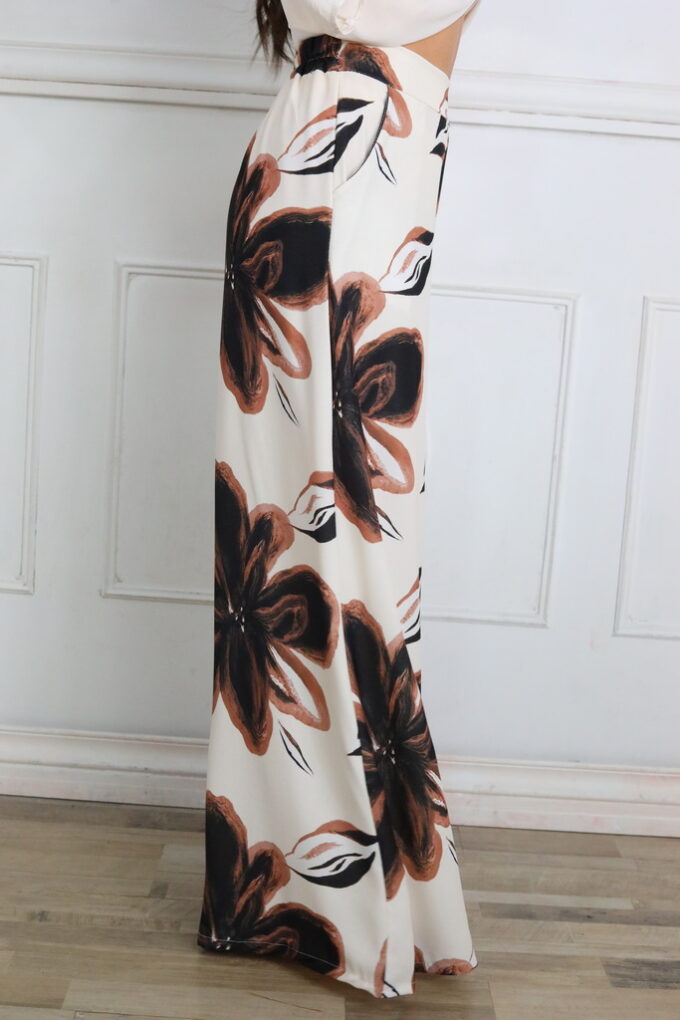 Pantalon Palazzo Estampado