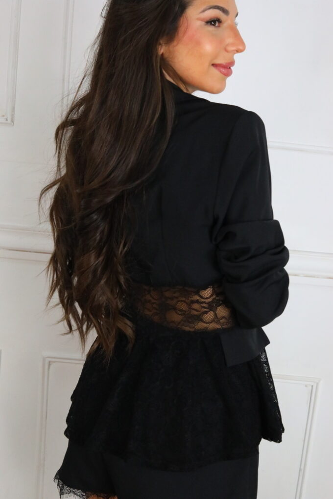 Blazer Corsé Encaje