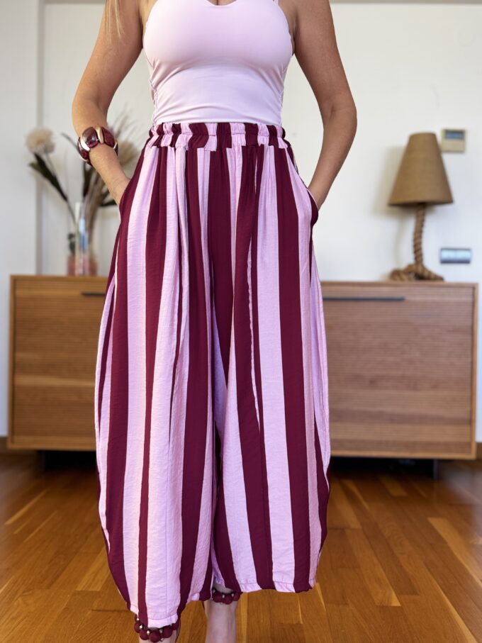 Pantalon Midi Rayas