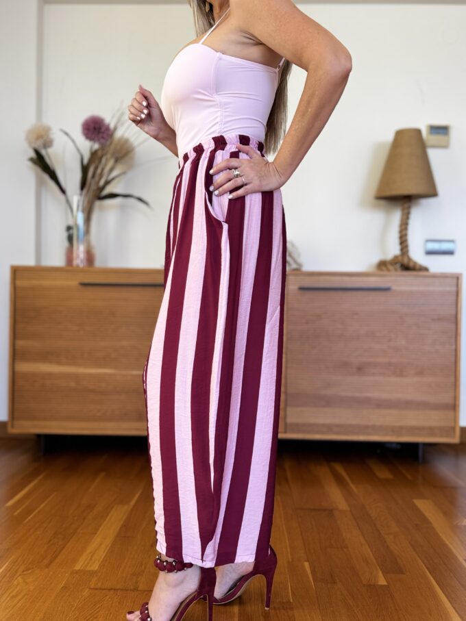Pantalon Midi Rayas