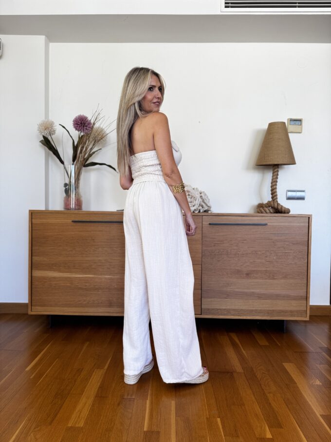 Conjunto Solapado Efecto Lino