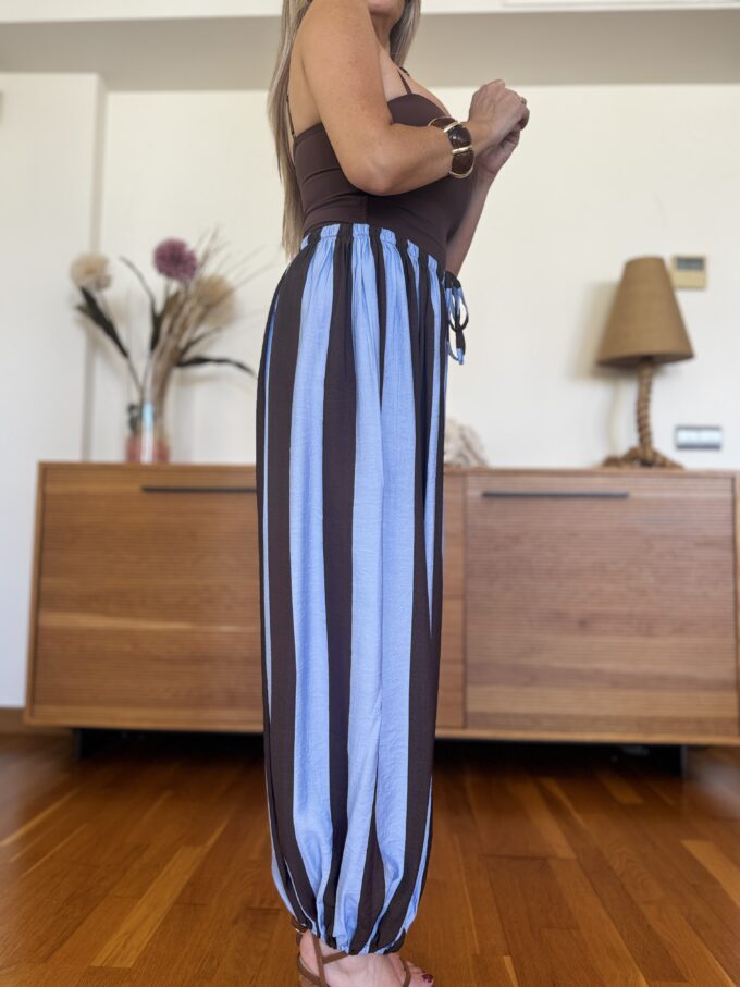 Pantalon Balloon Rayas