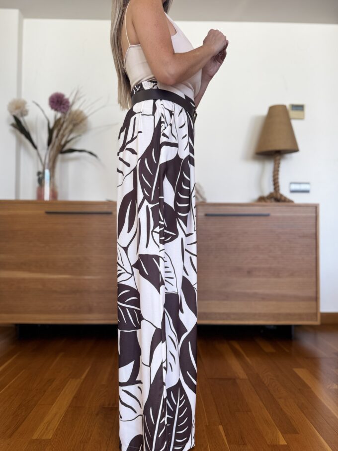 Pantalon Palazzo Estampado