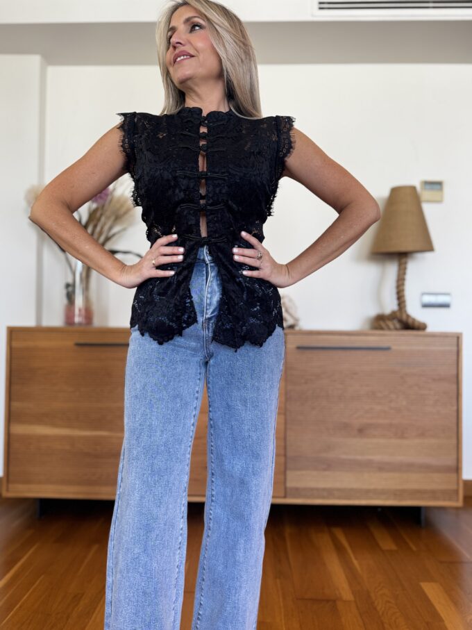 Blusa Encaje Nipón