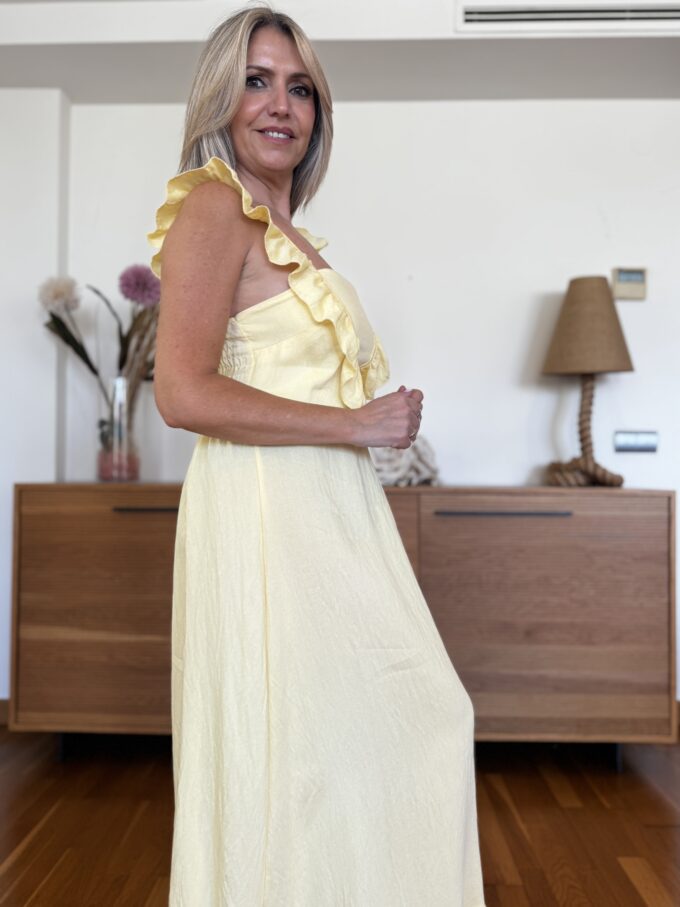 Vestido Largo Volantes