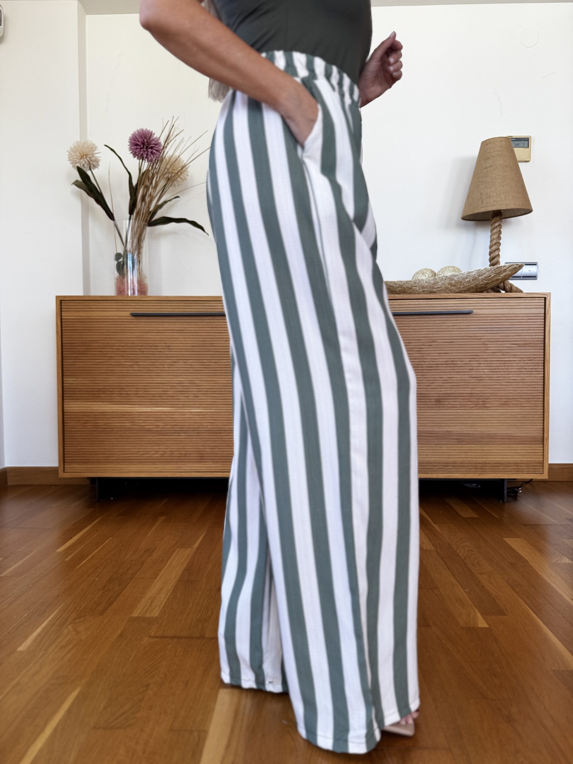 Pantalon Ancho Rayas - Imagen 5