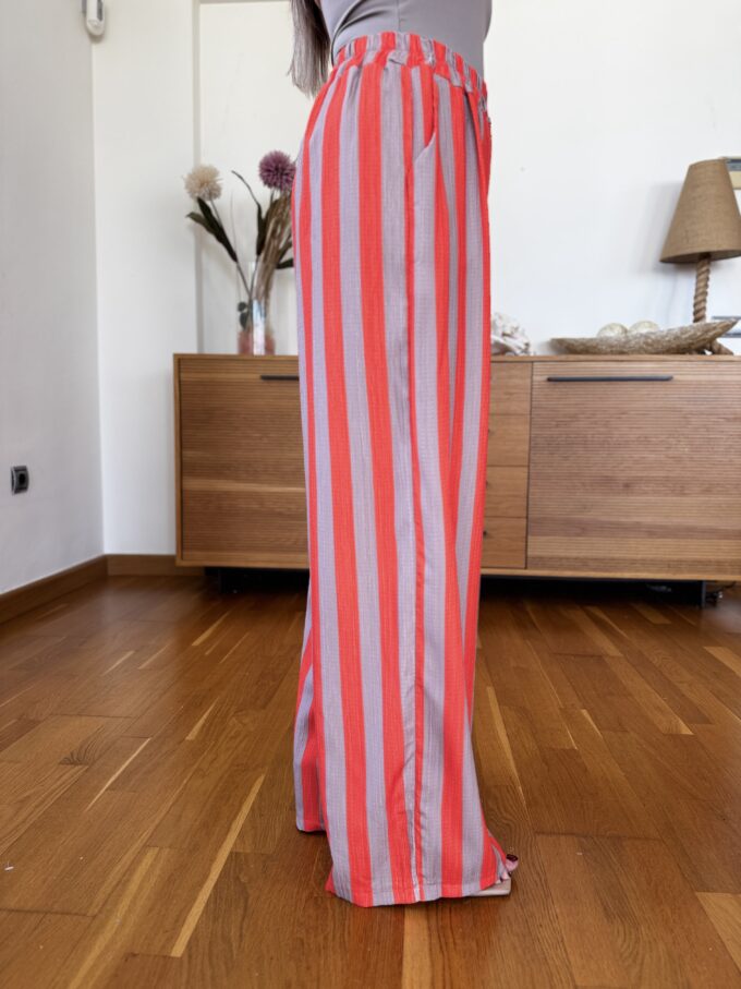 Pantalon Ancho Rayas