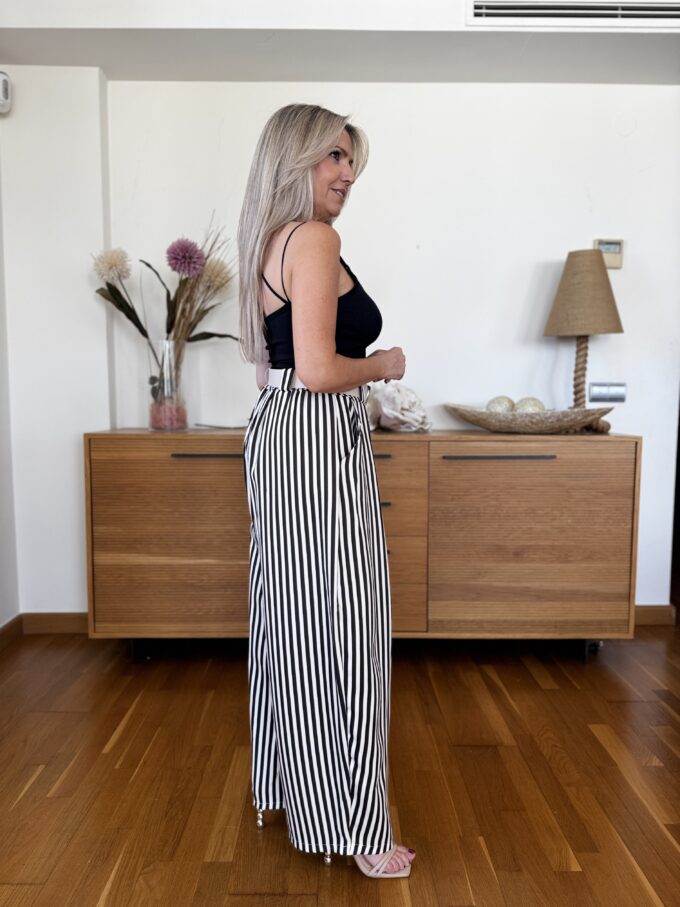 Pantalon Rayas Cinturón