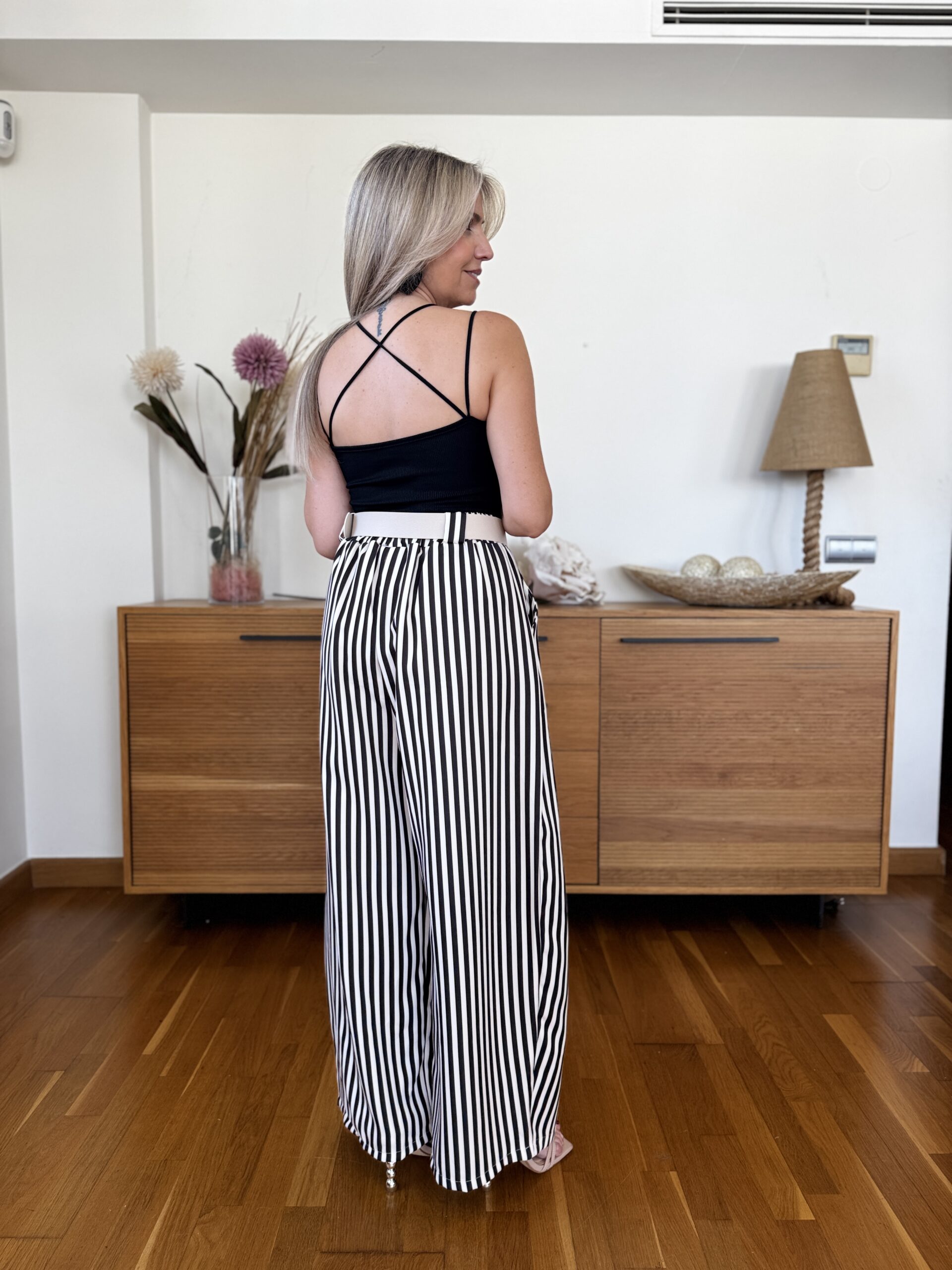 Pantalon Rayas Cinturón - Imagen 3