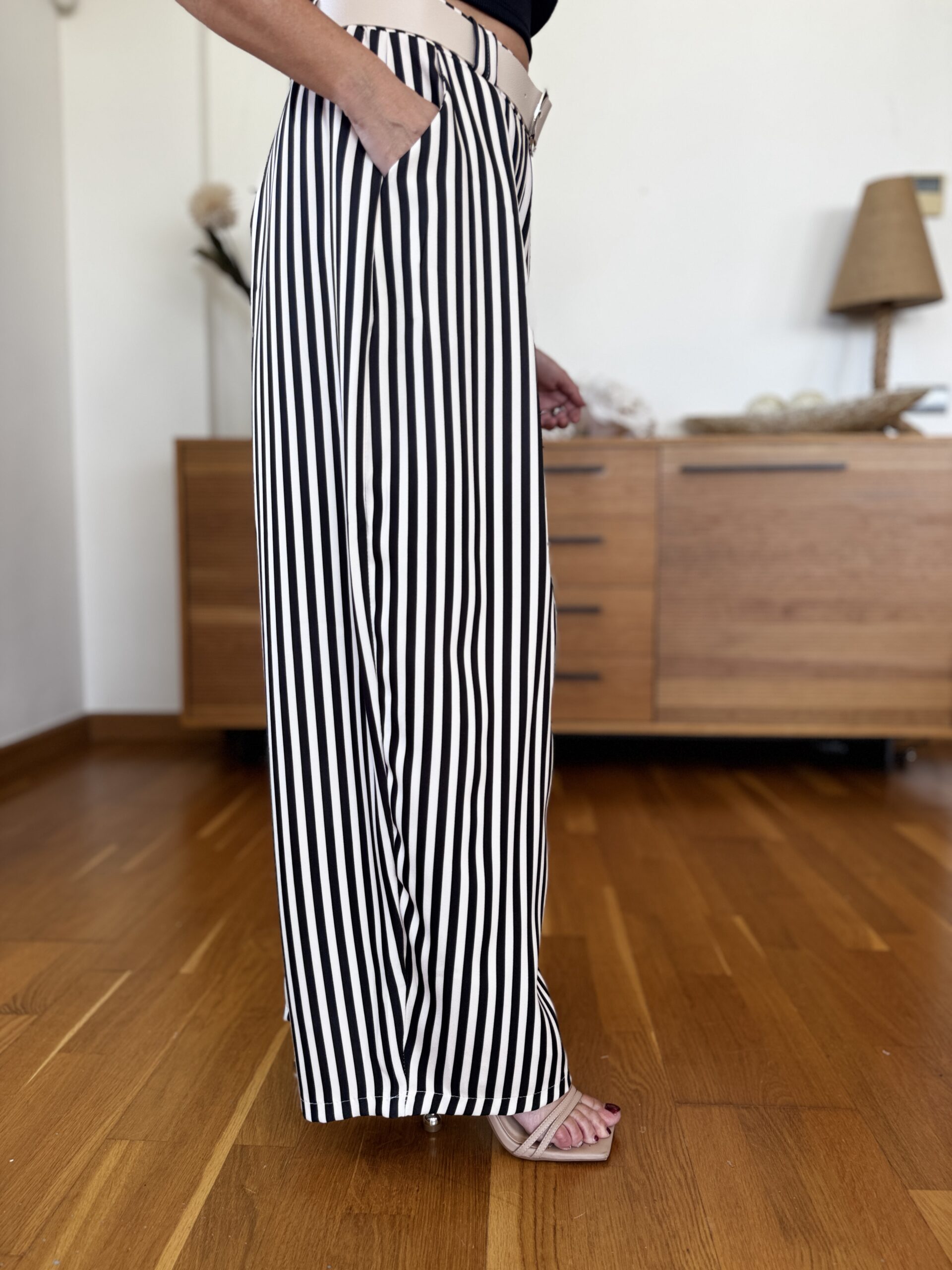 Pantalon Rayas Cinturón - Imagen 5