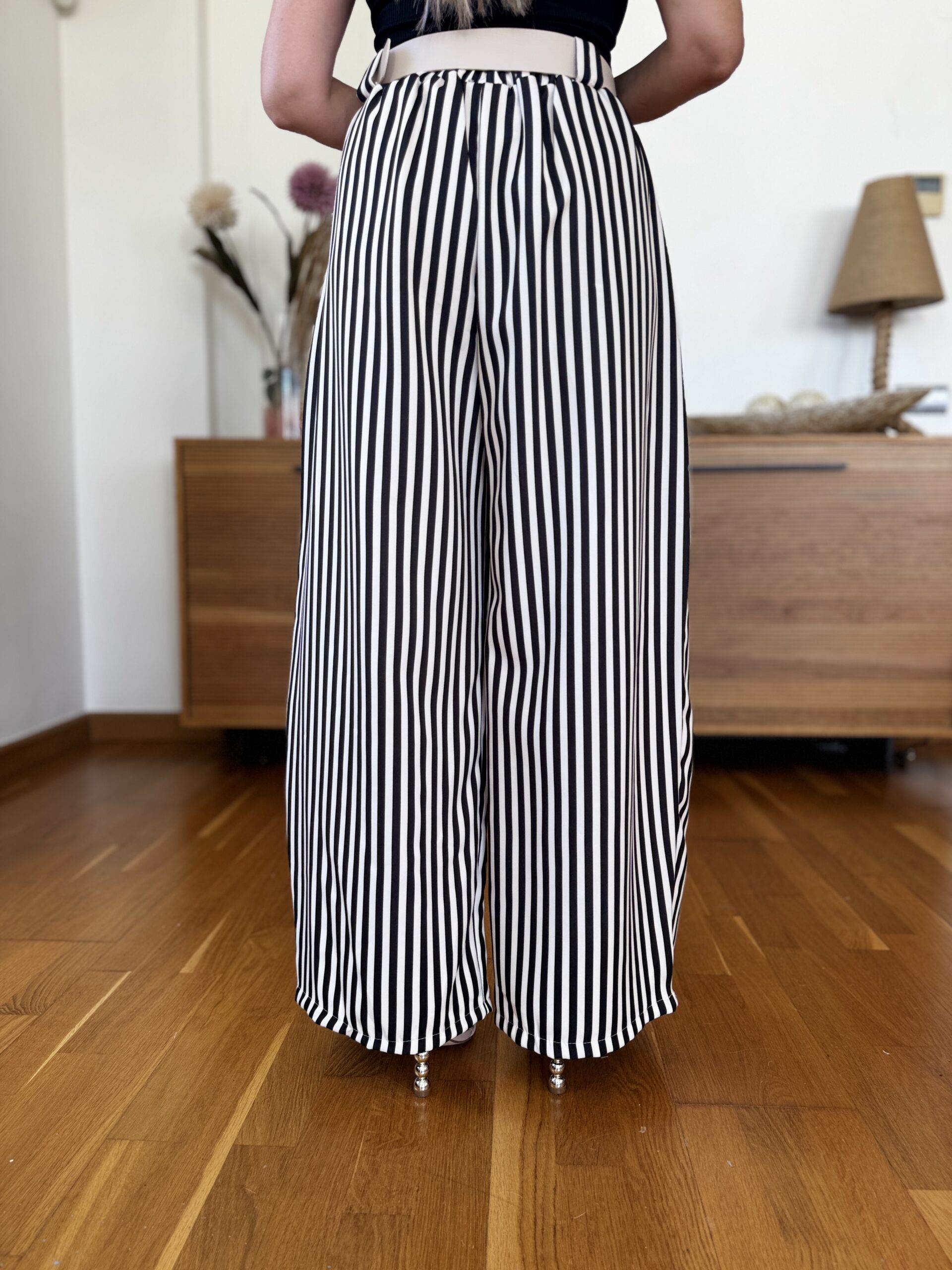 Pantalon Rayas Cinturón - Imagen 6