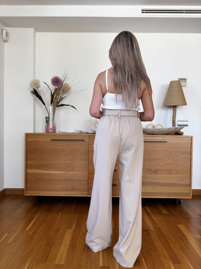 Pantalon Cropped Cinturón