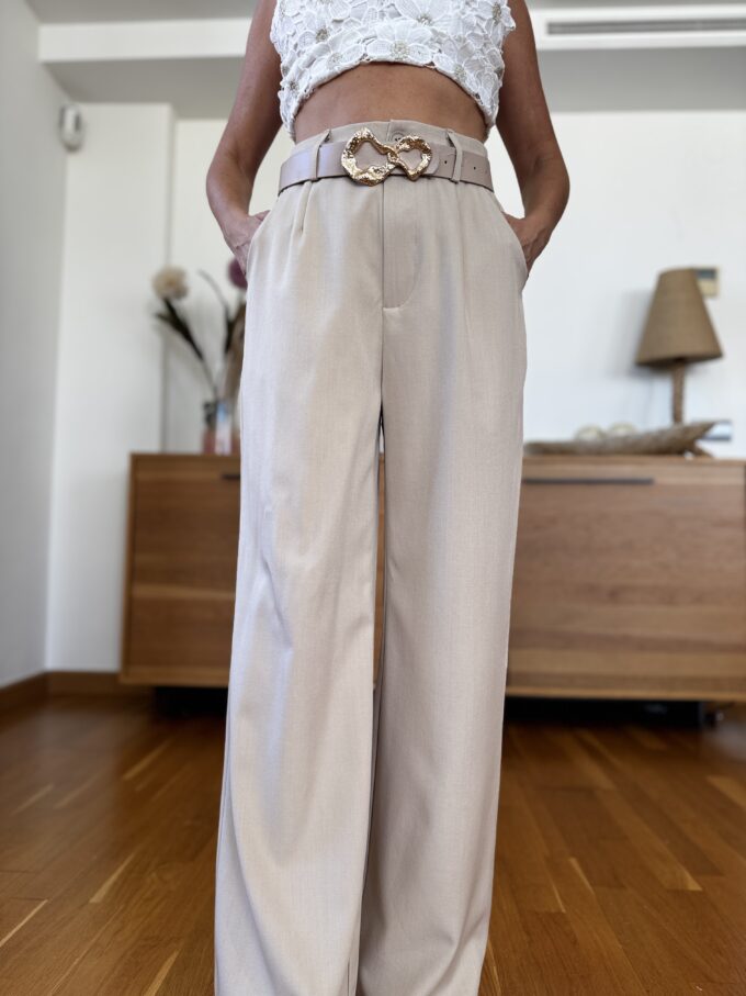 Pantalon Cropped Cinturón