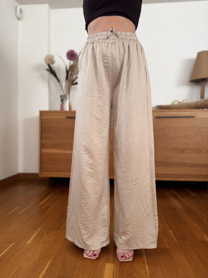 Pantalon Satinado Cropped