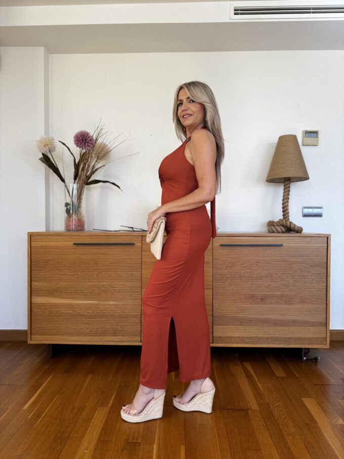 Vestido Canalé Arandelas