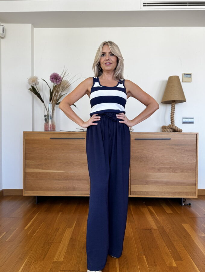 Pantalon Ancho Cordón