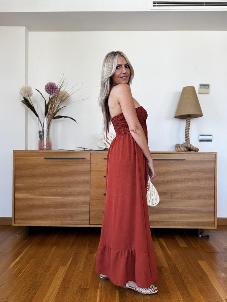 Vestido Fruncido Bolas - Imagen 4