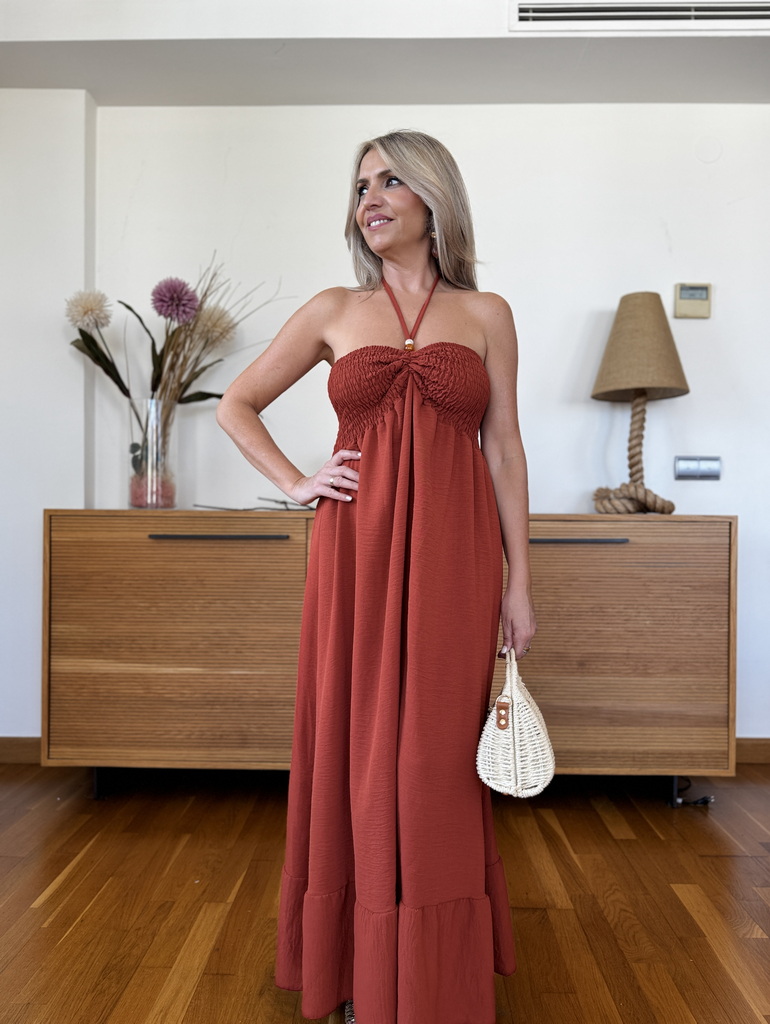 Vestido Fruncido Bolas - Imagen 2