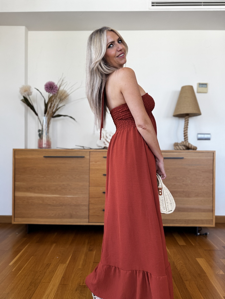 Vestido Fruncido Bolas - Imagen 3