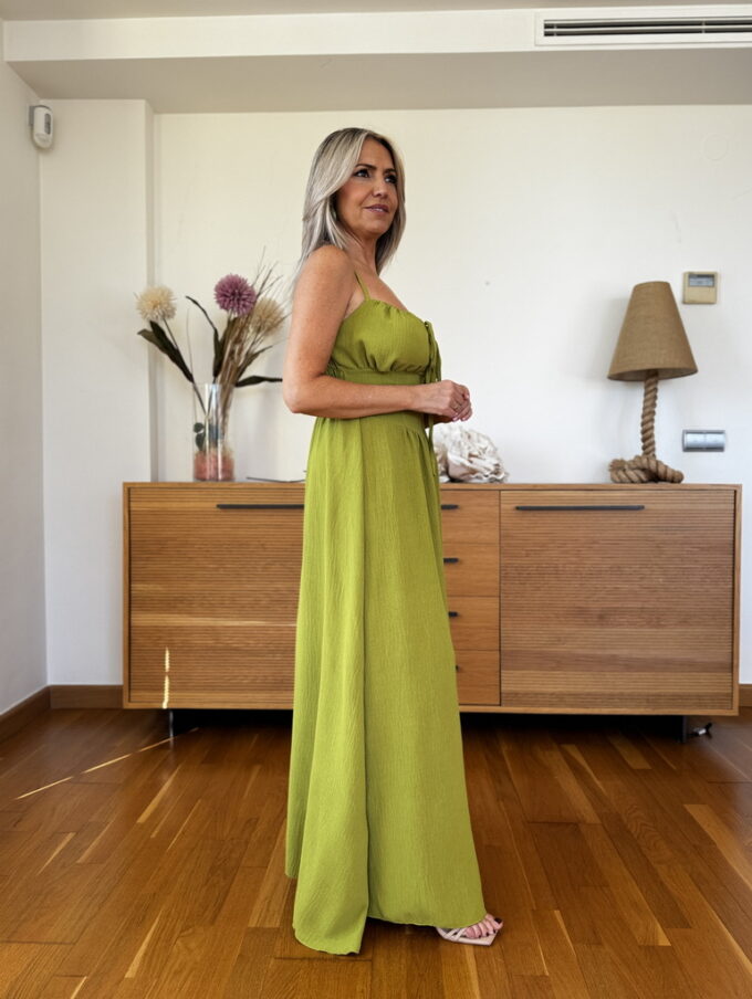 Vestido Largo Cascos