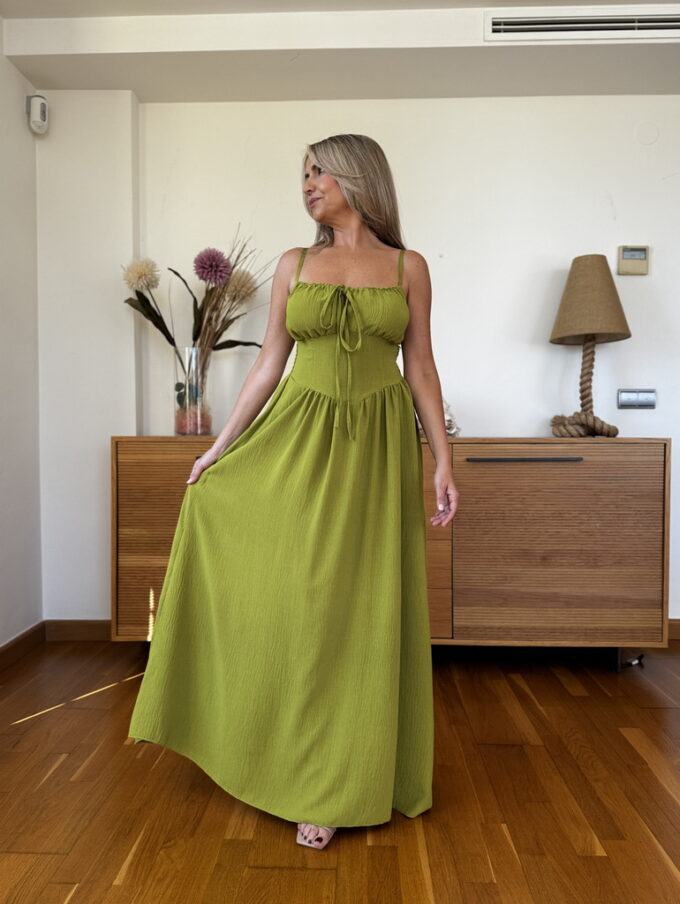 Vestido Largo Cascos