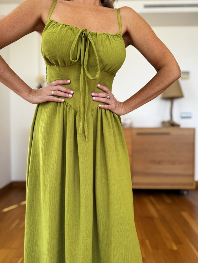 Vestido Largo Cascos