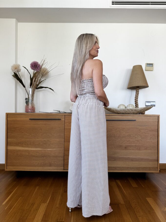 Conjunto Fruncido Vichy