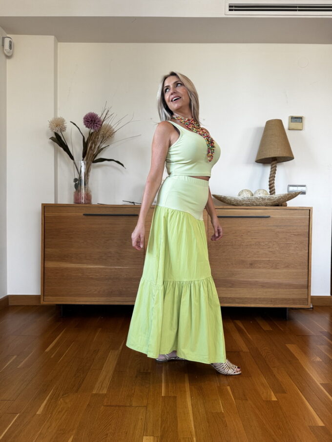 Conjunto Falda Larga