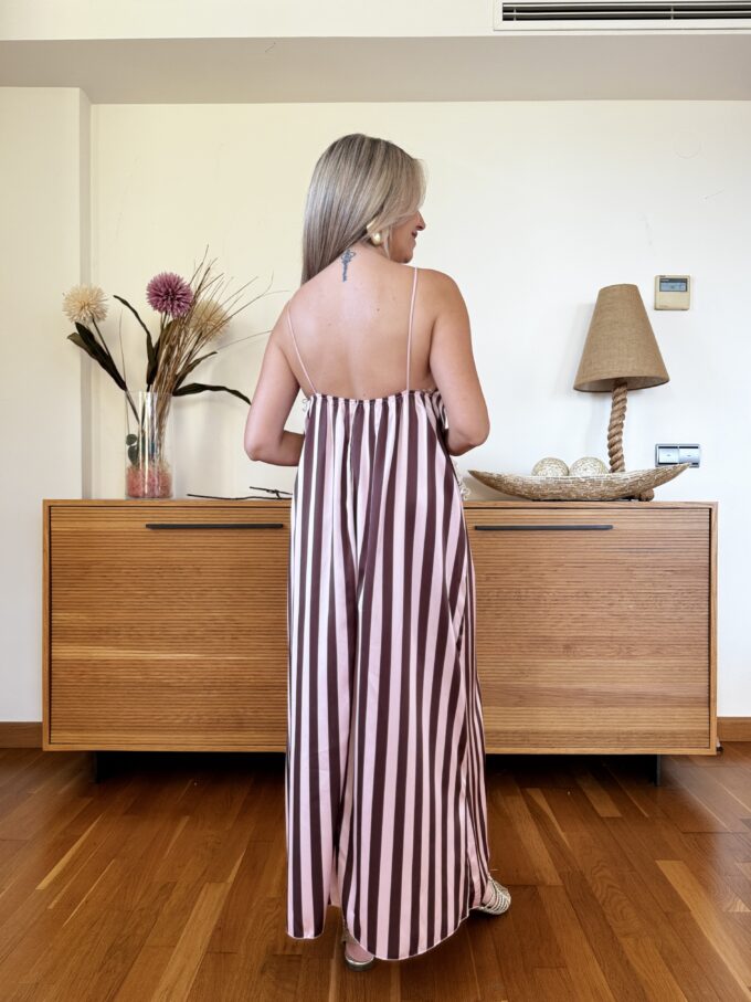 Vestido Lencero Rayas