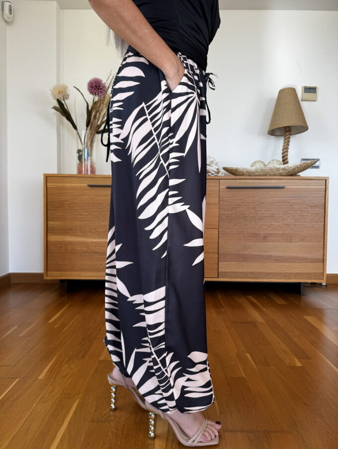 Pantalon Estampado Patente