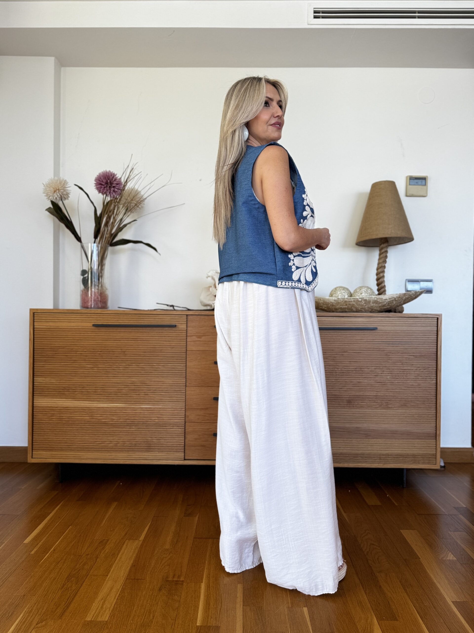 Chaleco Vaquero Croché - Imagen 3