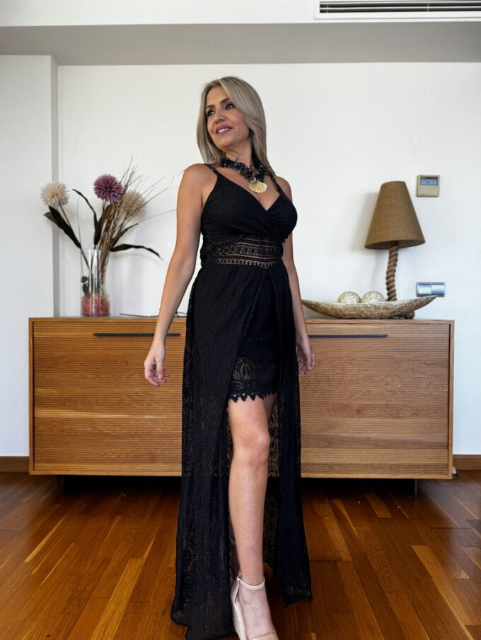 Vestido Encaje Asimétrico