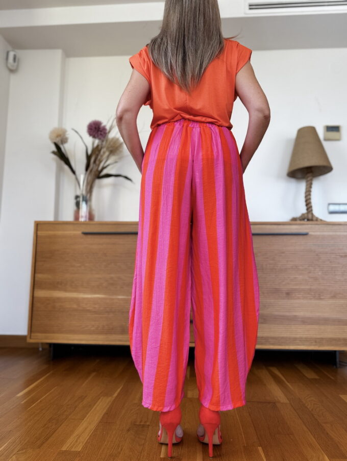 Pantalon Midi Rayas