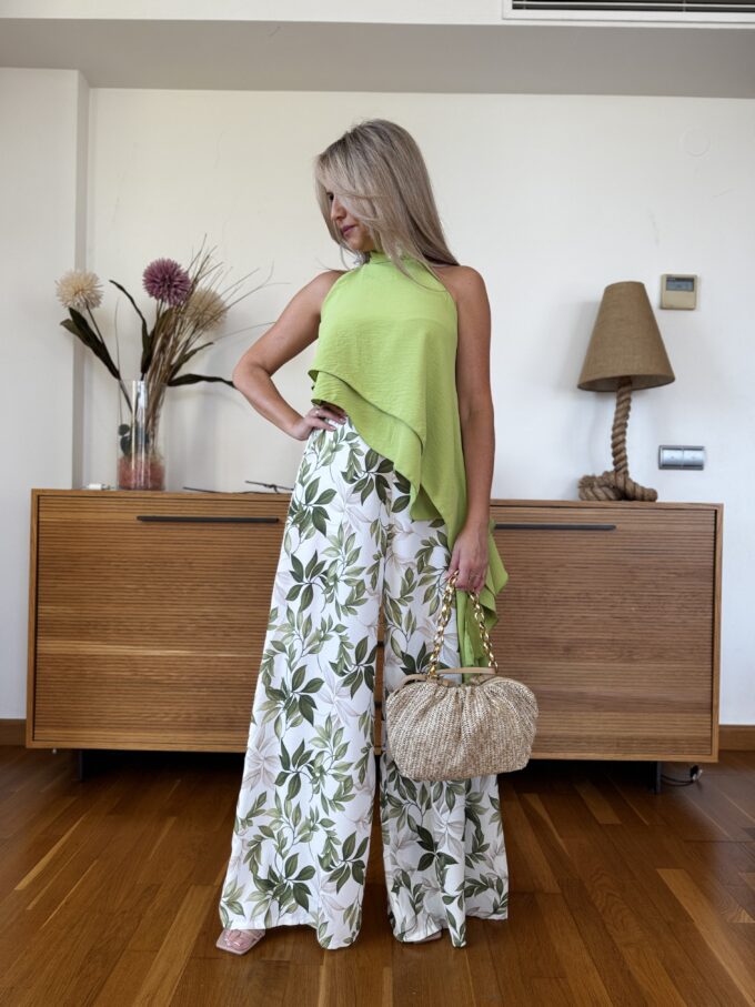 Pantalon Palazzo Estampado