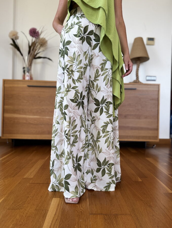Pantalon Palazzo Estampado