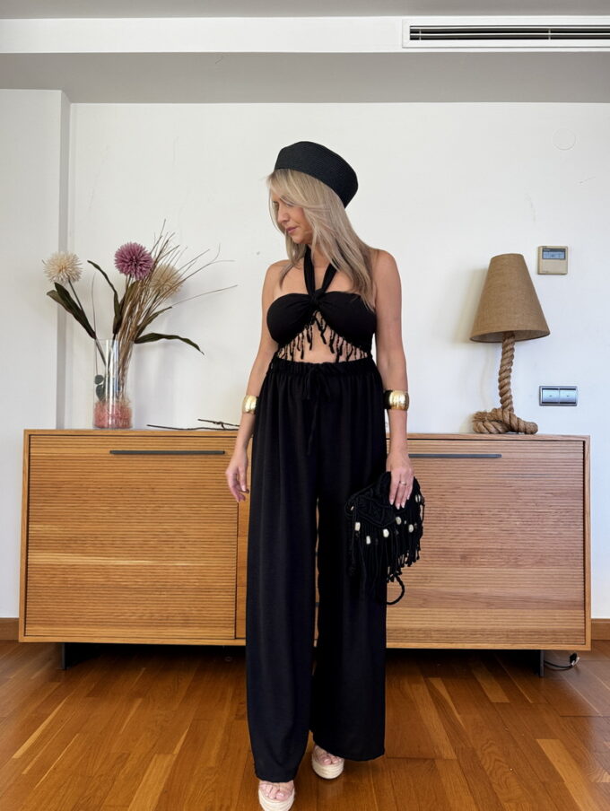 Pantalon Ancho Cordón