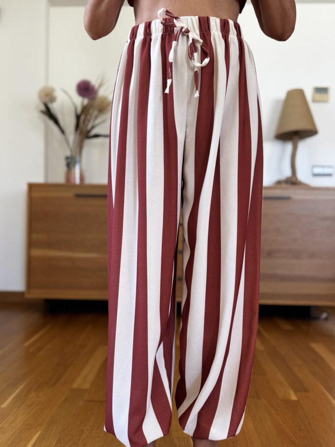 Pantalon Rayas Patente
