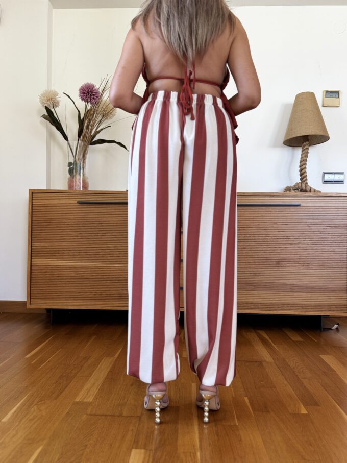 Pantalon Rayas Patente