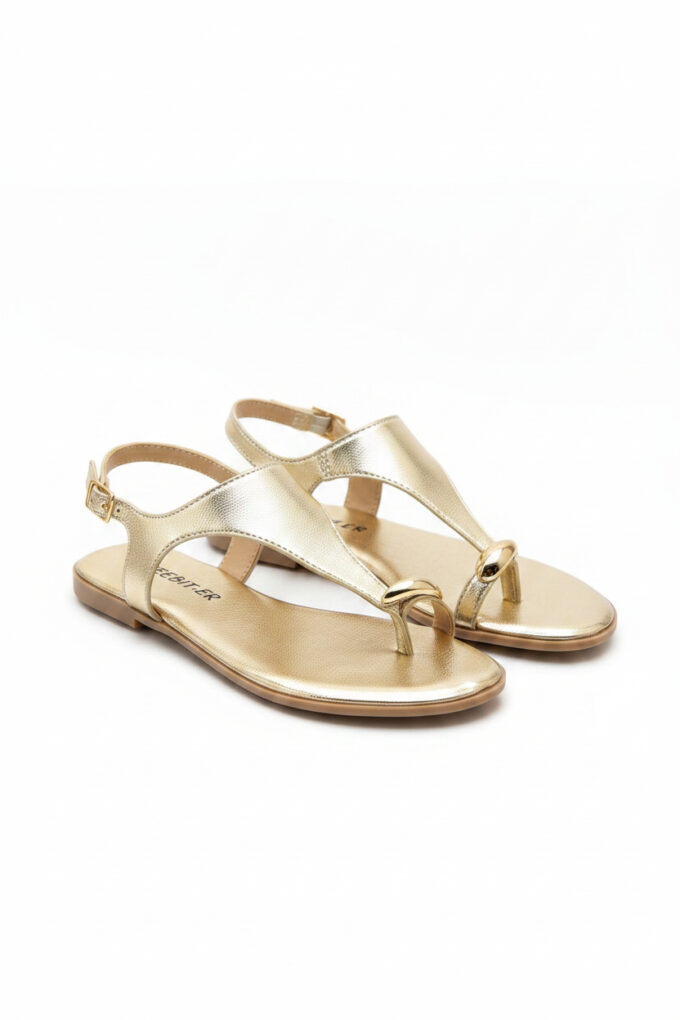 Sandalias Metalizada