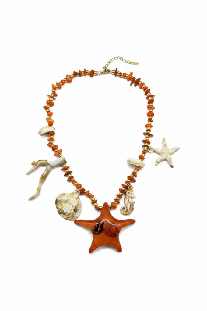 Collar Abalorios Mar