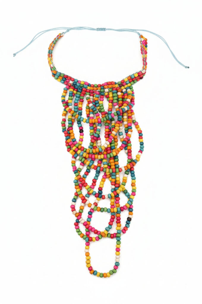 Collar Largo Multicolor - Estampado