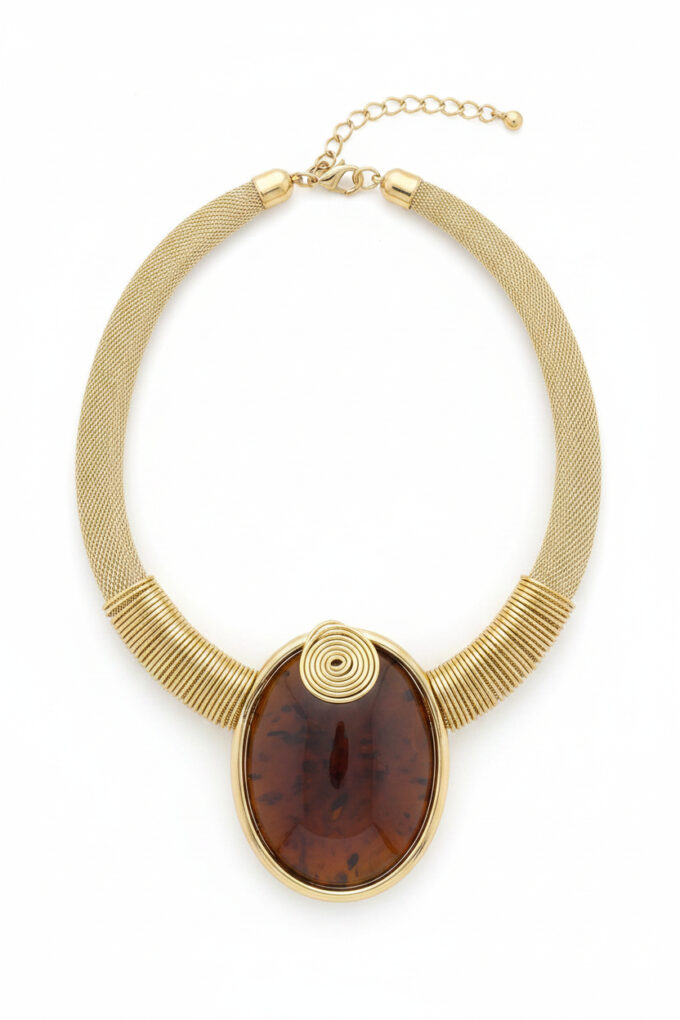 Collar Metal Nacarado